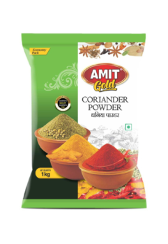 AMIT Gold Coriander Powder (Dhaniya Powder) – Premium Quality Ground Coriander Spice