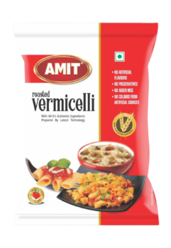 Amit Roasted Vermicelli (Roasted Seviyan) – Ready-to-Cook Premium Wheat Vermicelli for Kheer, Upma & Breakfast Recipes