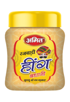 Amit Rajwadi Hing Bandhani – Premium Asafoetida Powder | Rich Aroma & Authentic Indian Flavor