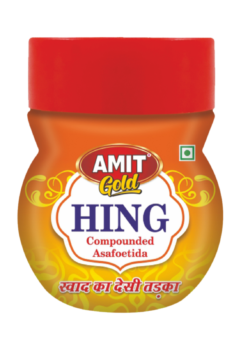 Amit Gold Hing Compounded Asafoetida – Premium Aromatic Hing