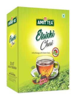 Amit Tea Elaichi Chai – Premium Cardamom Flavoured Tea | Strong & Refreshing Taste